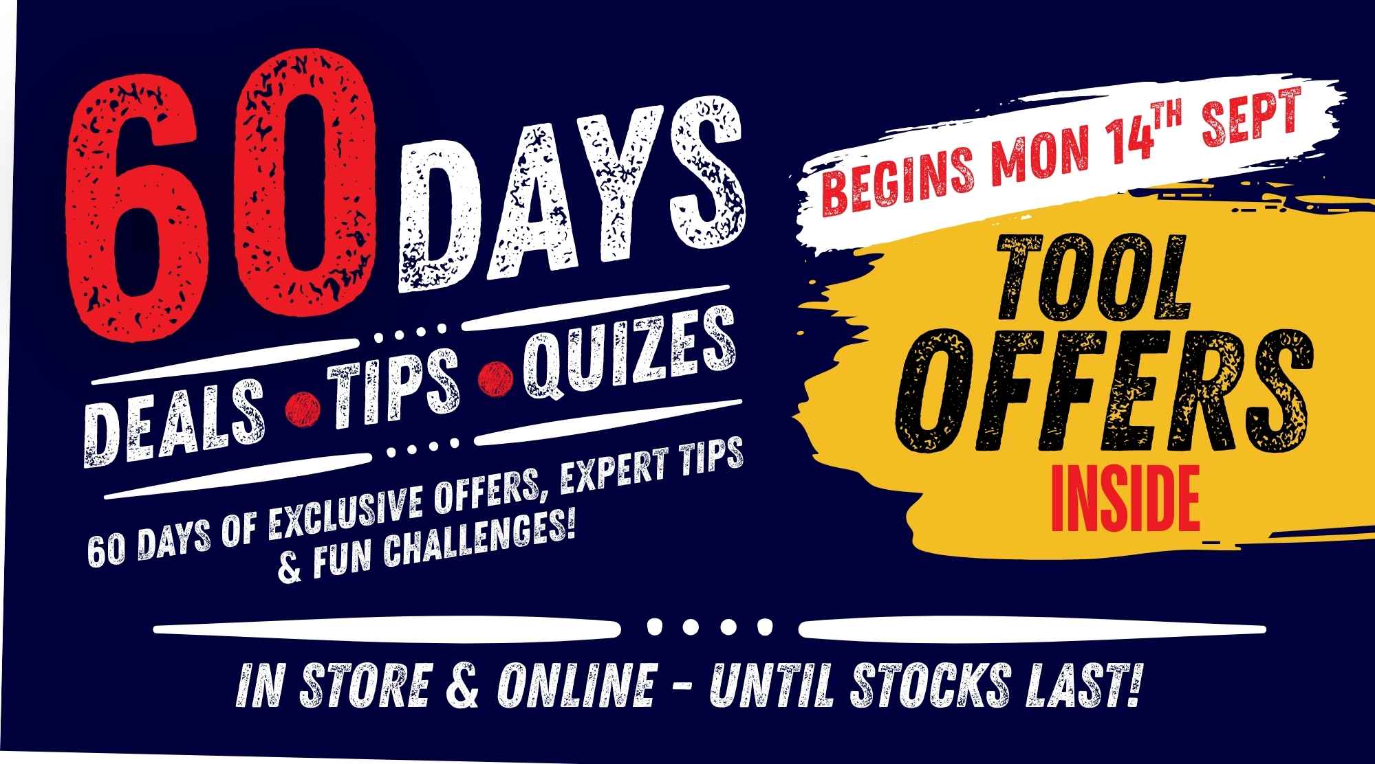 60 Days of Deals,Tips & Quizes